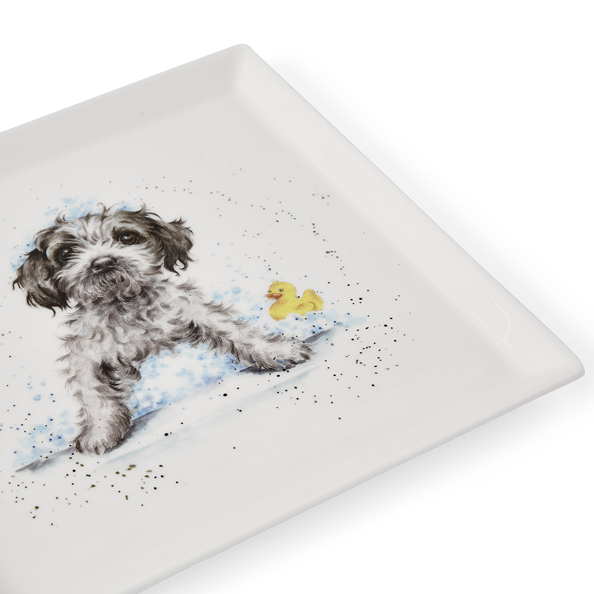 Wrendale Designs Square Dog Plate image number null